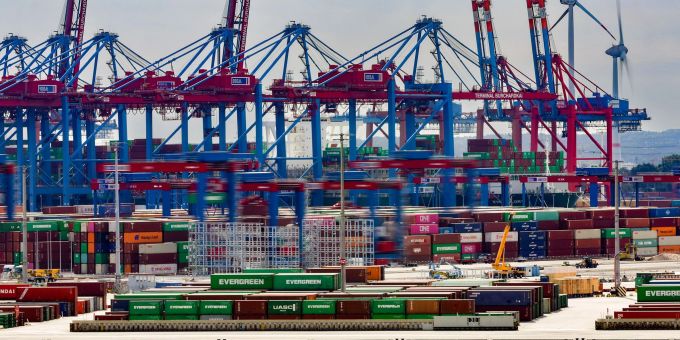 Trotz eines schwachen Starts legte die deutsche Wirtschaft im ersten Quartal überraschend um 0,4 Prozent zu. (Archivbild) Deutsche Wirtschaft