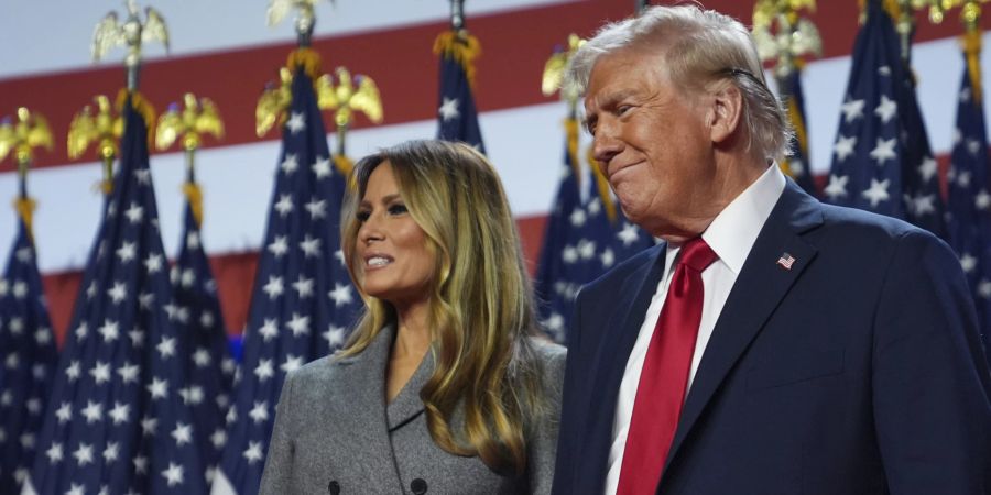 Donald Trump mit Melania