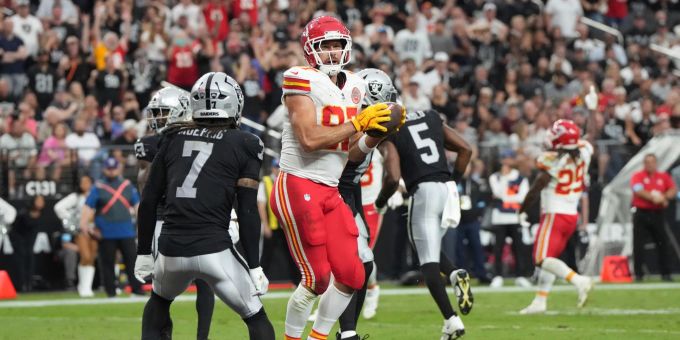 Travis Kelce erzielte einen Touchdown für die Chiefs. NFL