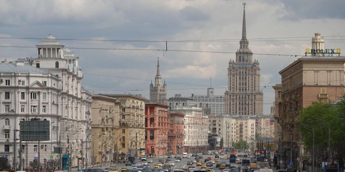 Lange gab es in Moskau einen Europaplatz, den die Behörden nun wohl auch aus Ärger über die EU in Platz Eurasiens umbenannt haben. (Archivbild) Lange gab es in Moskau einen Europaplatz, den die Behörden nun wohl auch aus Ärger über die EU in Platz Eurasiens umbenannt haben. (Archivbld)