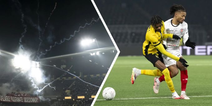 Vor 0:0 bei YB - FCW-Chaoten schiessen Feuerwerk ins Publikum