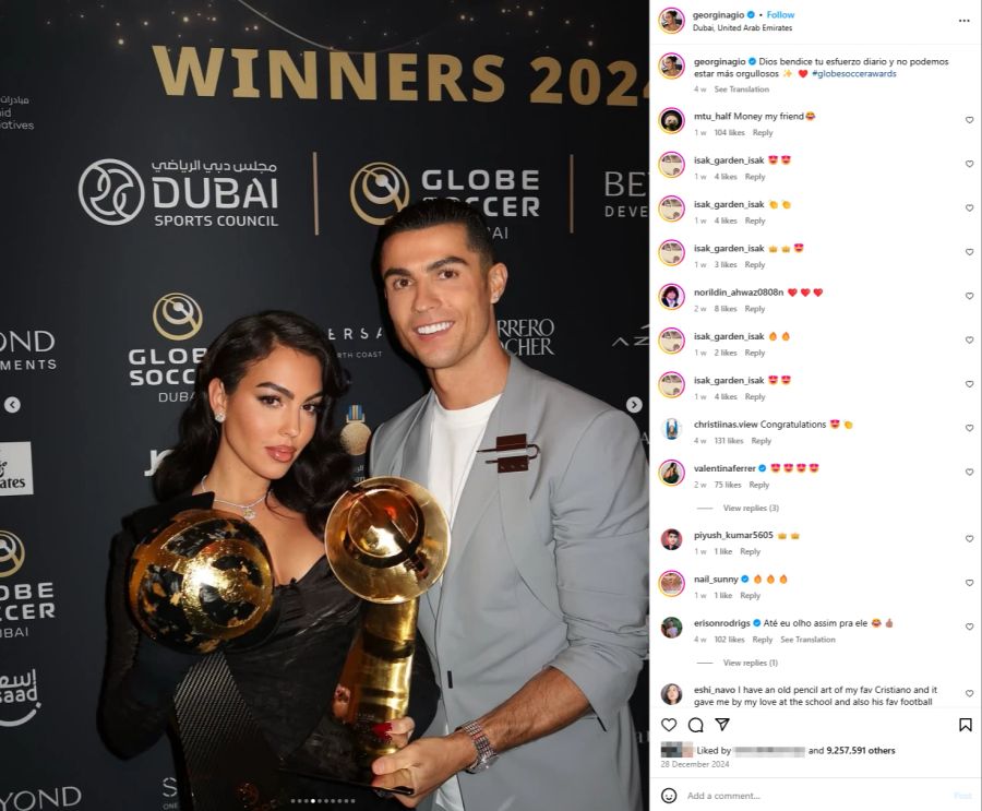 Cristiano Ronaldo Georgina Rodríguez