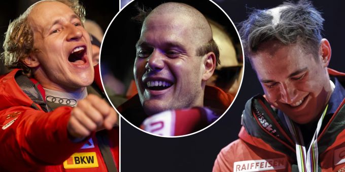 Odermatt & Co. - Ski-Stars für «Glatzen-Wahnsinn» gefeiert!