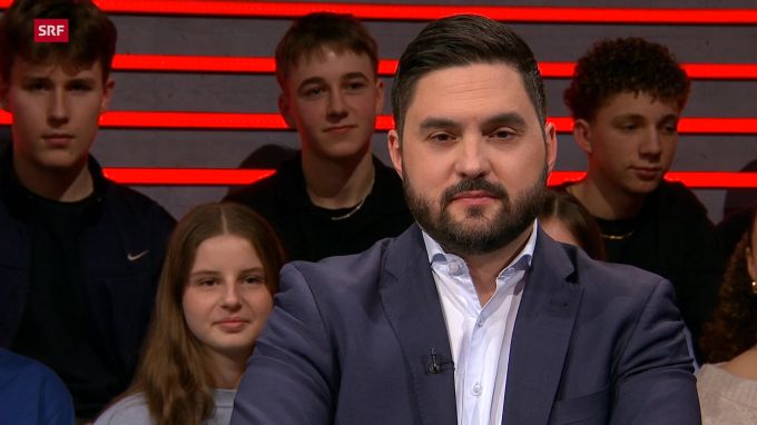 SP-Co-Präsident Cédric Wermuth in der «Arena». arena