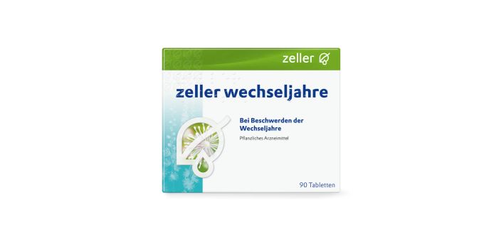 zeller wechseljahre ist ein pflanzliches Arzneimittel. Lesen Sie die Packungsbeilage. Zeller AG