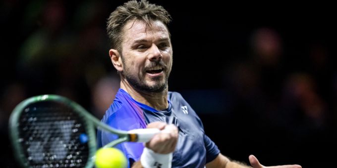 Stan Wawrinka während der Partie gegen Daniil Medwedew. Stan Wawrinka