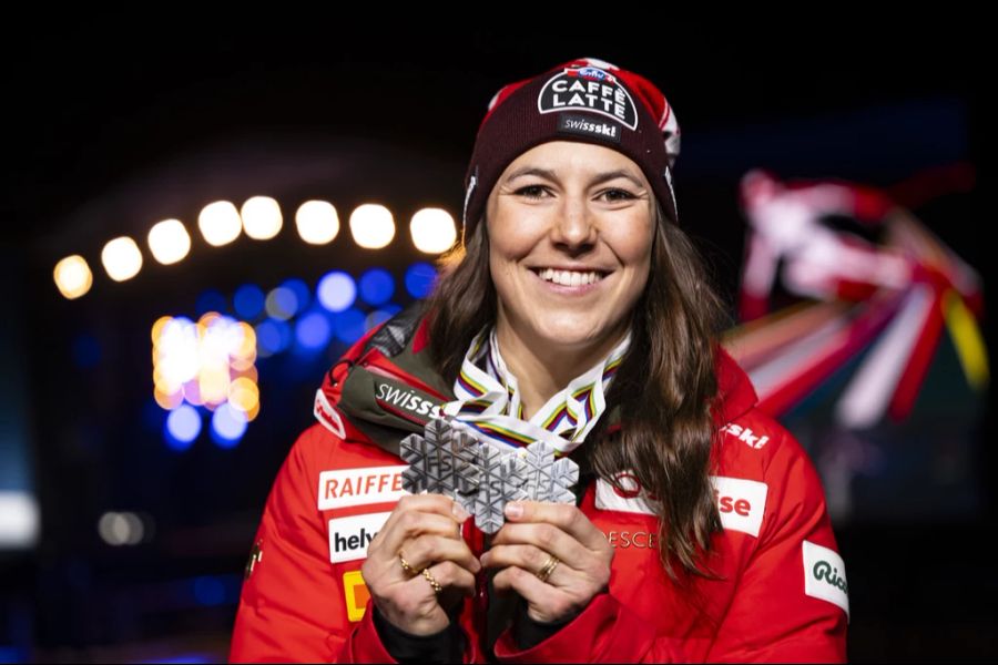 Wendy Holdener räumte an der Saalbach-WM drei Mal Silber ab. (Team-Event, -Kombi und Slalom)