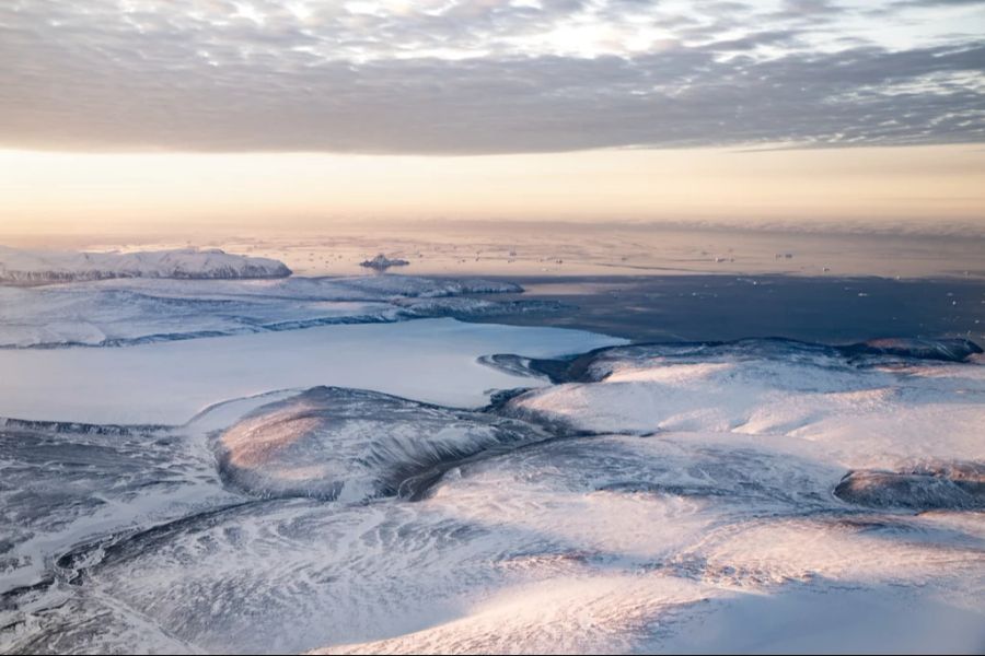 Grönland Eisdecke geschmolzen