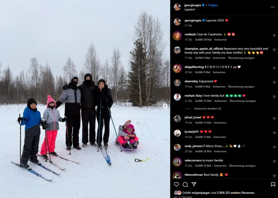 Über 40 Grad kälter: CR7 und seine Familie verbringen Weihnachten in Lappland statt Saudi-Arabien.