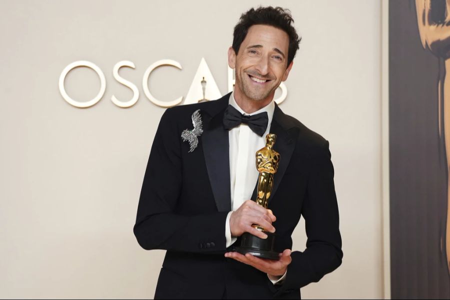 Adrien Brody gewann den Oscar in der Kategorie Bester Hauptdarsteller für seine Rolle in «Der Brutalist».