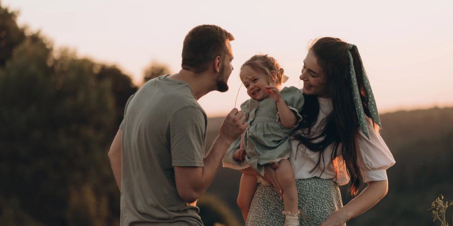 Familie in der Natur