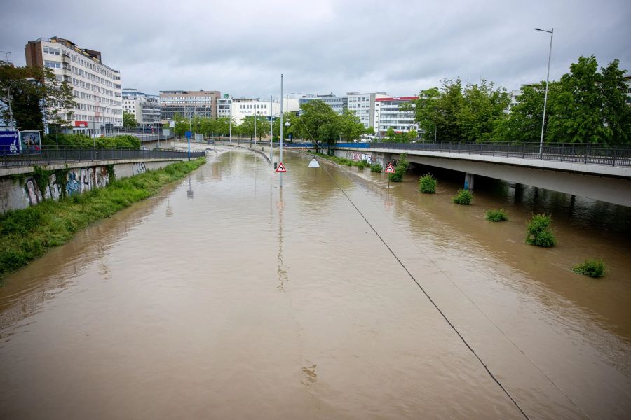 Hochwasser im Saarland - Saarbrücken