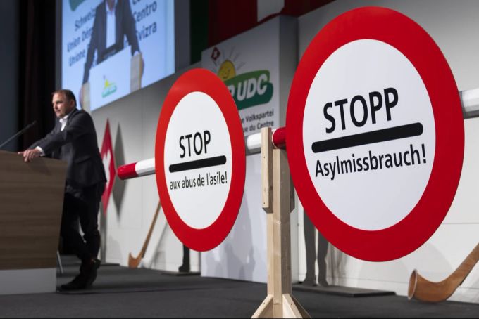 Die SVP lancierte vergangenes Wochenende ihre Grenzschutz-Initiative. svp