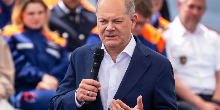 Bundeskanzler Olaf Scholz: «Es ist mein grösster Wunsch, dass die Aktion abgebrochen wird.»