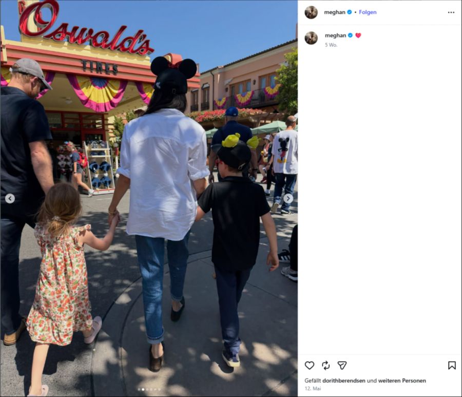 Für einen Anlass der Invictus Games kommt die ganze Familie nach England.