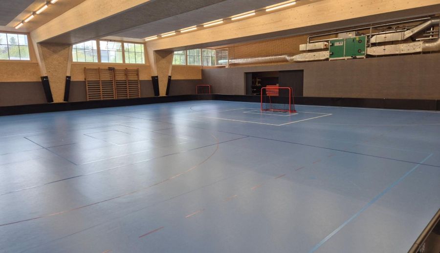 Sporthalle Sulzerallee: Die Trainingshalle bietet Platz für Schul-, Breiten- und Leistungssport.