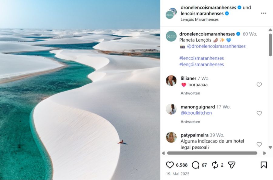 Nationalpark Lençóis Maranhenses (Brasilien).