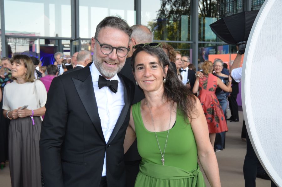Moderator Nik Hartmann und seine Frau Carla beim Stelldichein der Festival-Gesellschaft.