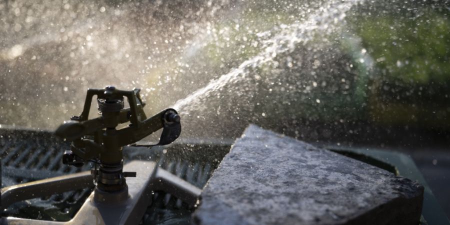 Der Gemeinderat von Sissach BL stellt fest, dass die Wasserpumpen am Limit sind, und appelliert an die Bevölkerung, etwa auf die Bewässerung von Rasenflächen zu verzichten. (Symbolbild)