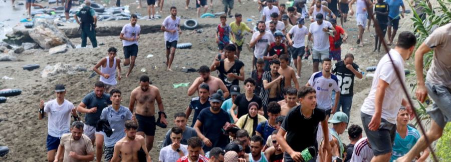 ceuta migranten Giorgia Meloni
