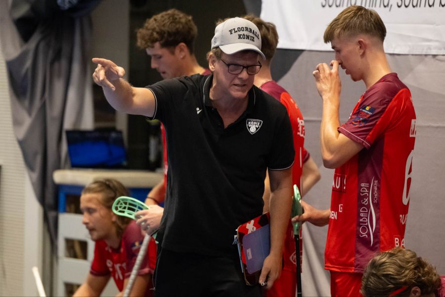 René Berliat, Cheftrainer von Floorball Köniz Bern.