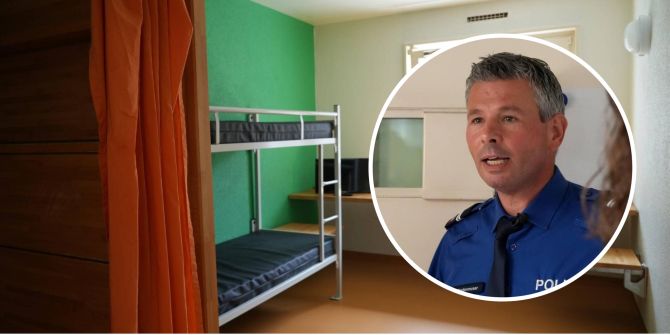 Die Insassen sitzen die Untersuchungshaft im Gefängnis Bazenheid in Einzel- oder Doppelzellen ab. - lin