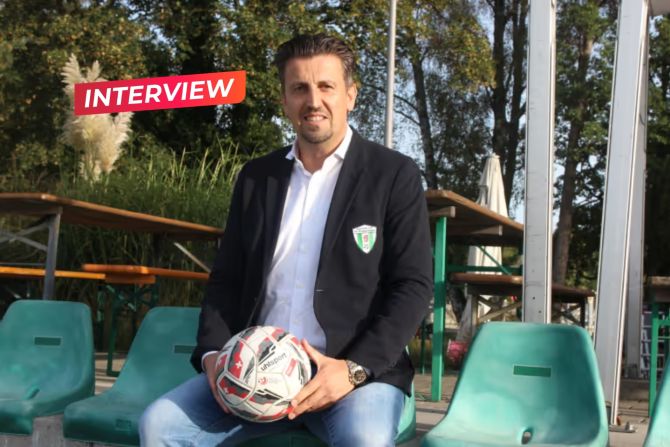FCK-Präsident Bujar Emini blickt positiv in die Zukunft des FC Kreuzlingen. - Nico Wrzeszcz