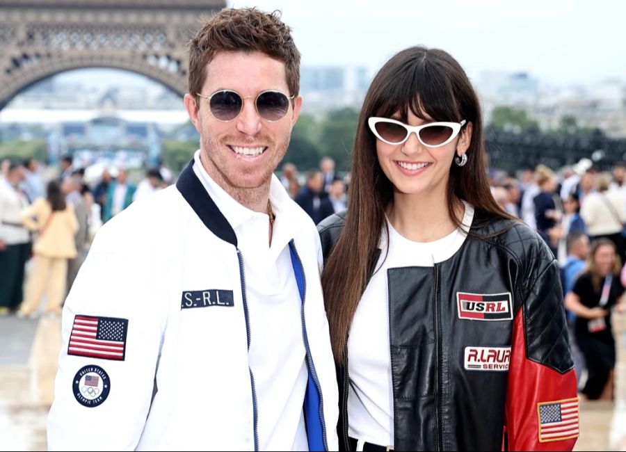 Snowboard-Olympiasieger Shaun White mit Freundin und Schauspielerin Nina Dobrev.