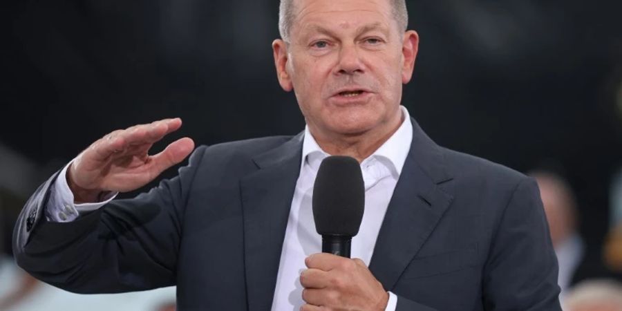 Scholz beim Bürgerdialog in Magdeburg