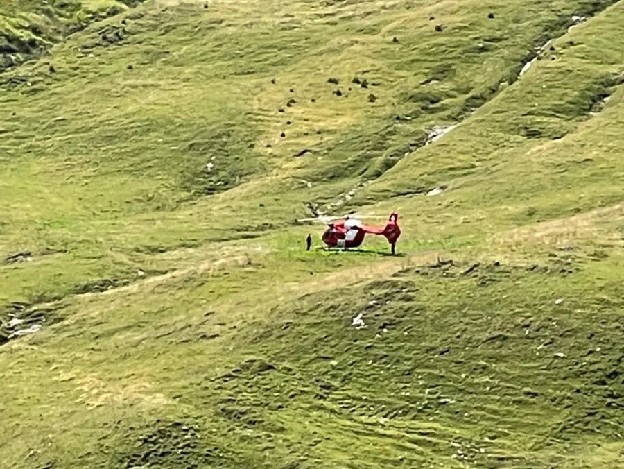 Die Begleiter der Wanderin konnten zunächst die Rega wegen eines Funklochs nicht rufen.