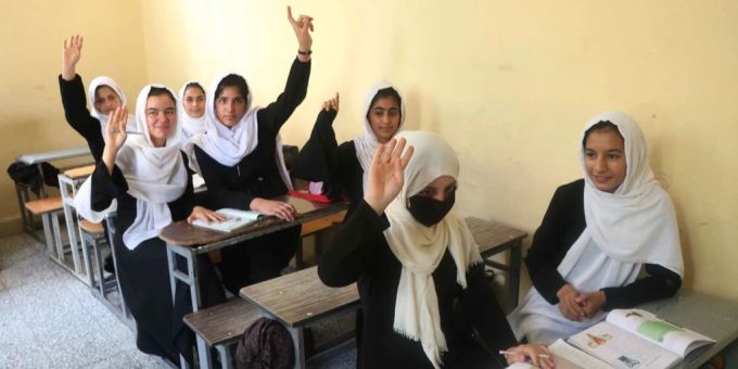 Schülerinen in Afghanistan im Jahr 2021. (Symbolbild) Afhganistan