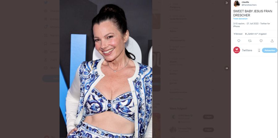 Oh, là, là! Fran Drescher begeistert bei der Netflix-Premiere von «Uncoupled».