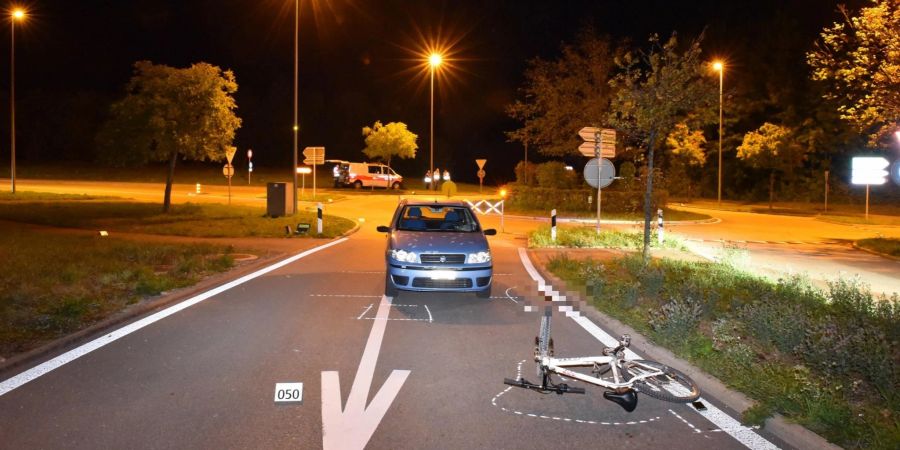 Endlage nach Unfall