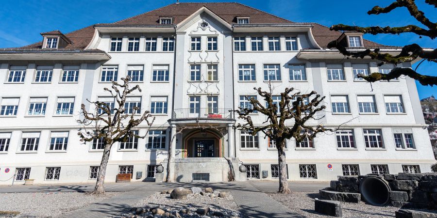Die Primarschule Oberfeld in Langnau.