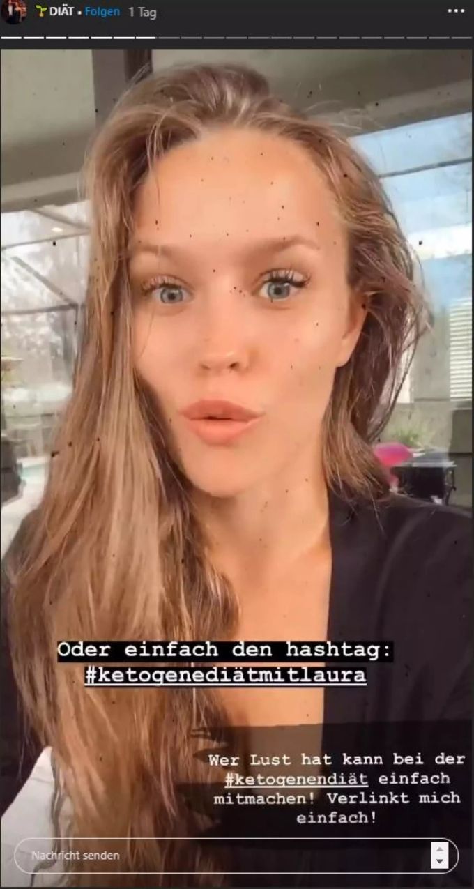 Laura ist ab sofort auf Diät. laura