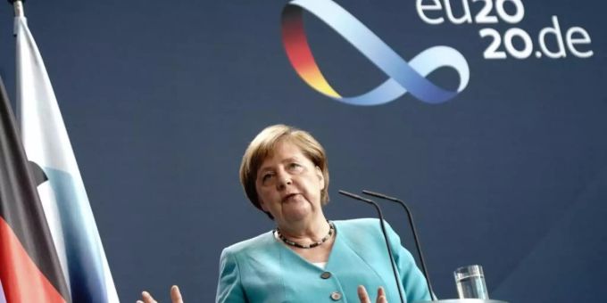 Hohe Ansprüche - Angela Merkel präsentiert EU-Ratspräsidentschaft