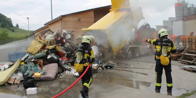 Brandplatz im Ökohof Appenzell. Brand Ökohof Appenzell