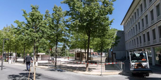 Theaterplatz in Baden. Baden