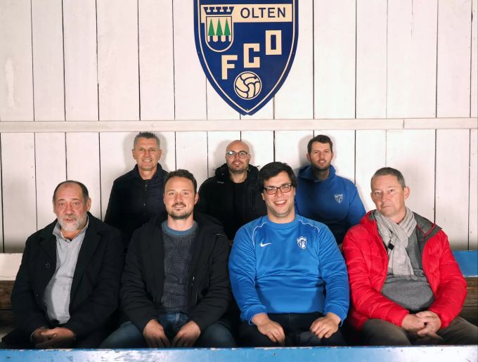 Haben den FC Olten vor dem Aus gerettet: der seit 2018 bestehende Vorstand. FC Olten Fussball