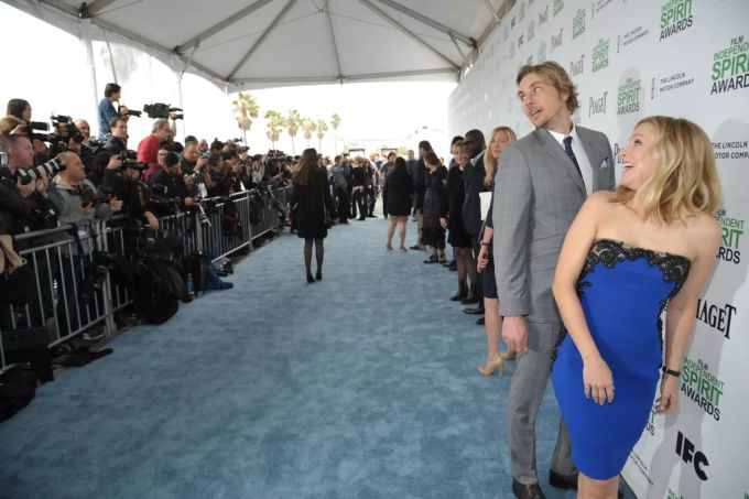 Dax Shepard und Kristen Bell an den US-Independent Spirit Awards . dax shepard