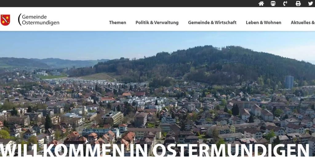 Ostermundigen hat eine neue, zeitgemässere Website