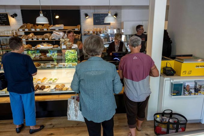 Bäckerei und Postfiliale gleichzeitig