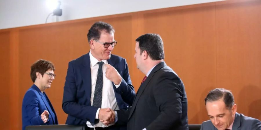 Arbeitsminister Heil und Entwicklungsminister Müller (l.)