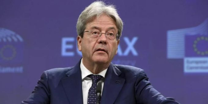Paolo Gentiloni, EU-Finanzkommissar, spricht während einer Pressekonferenz. Paolo Gentiloni
