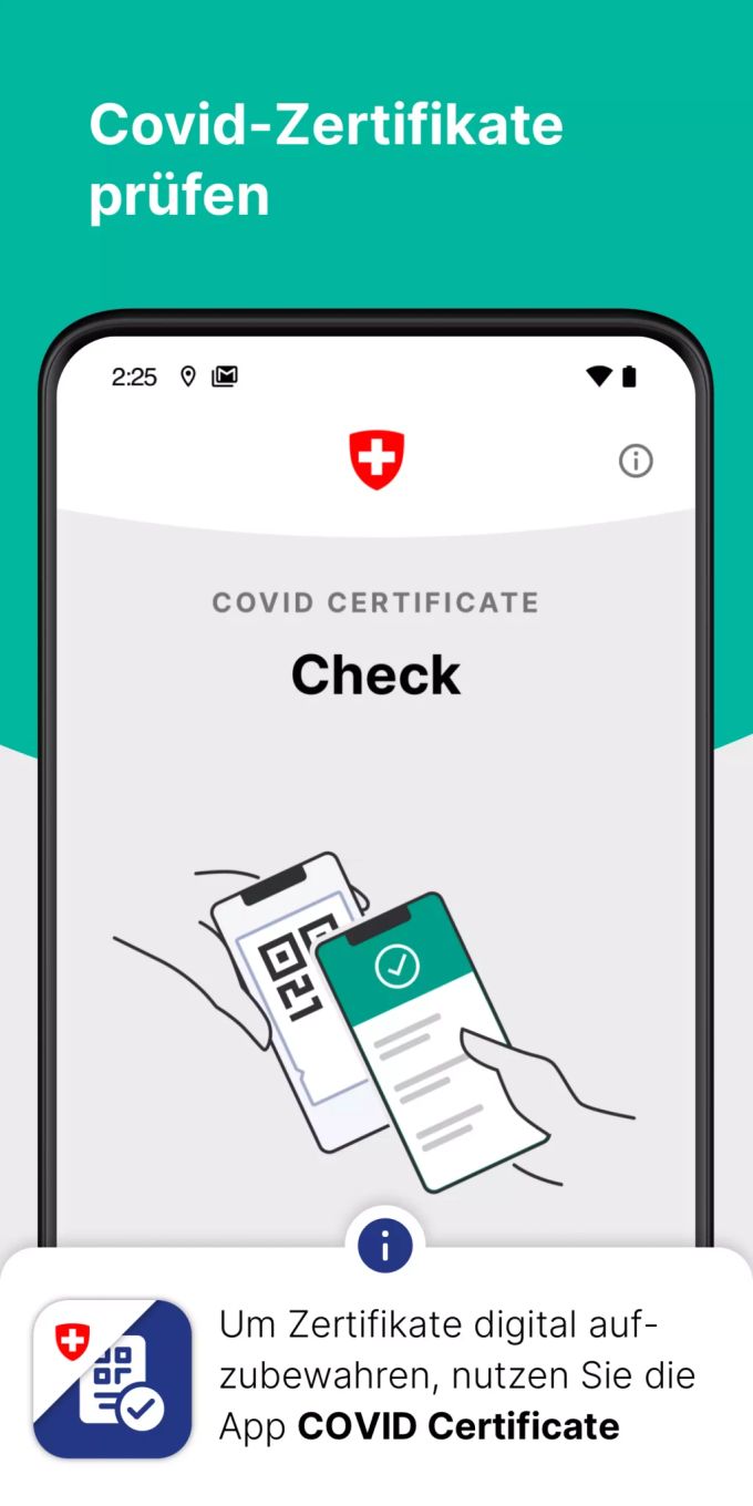 Covid-Zertifikat QR-Code