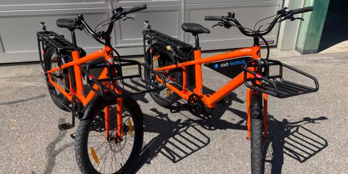 Zwei neue Lasten-E-Bikes. Lenzburg