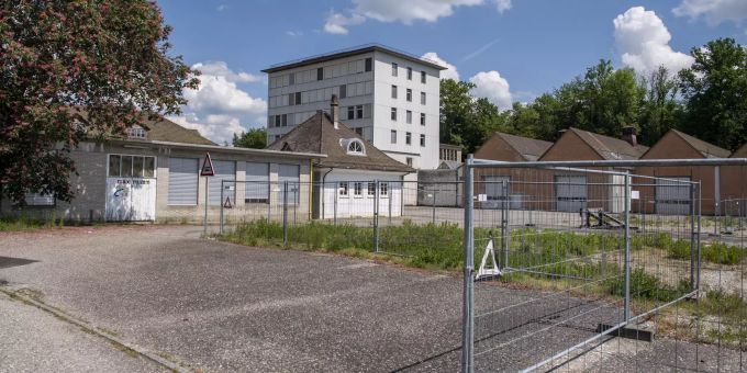 Sicht auf die Industriebrache des Gugelmann Areals, am Mittwoch, 2. Juni 2021, in Roggwil. GUGELMANN AREAL, LOGISTIKZENTRUM LIDL, ABSTIMMUNG,