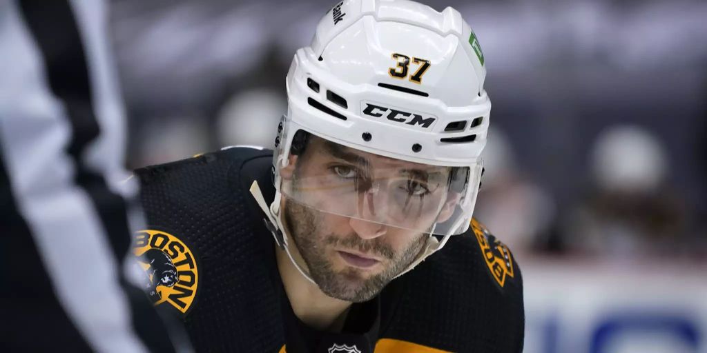 Patrice Bergeron wird erneut für die Frank J. Selke Trophy ...