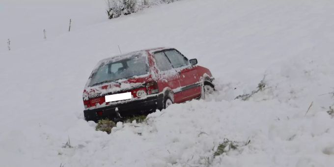 Verkehrsunfall in Schwellbrunn.