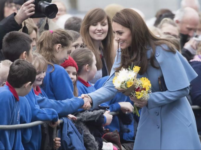 Kate Middleton bei einem Besuch in Nordirland im Februar 2019. kate middleton